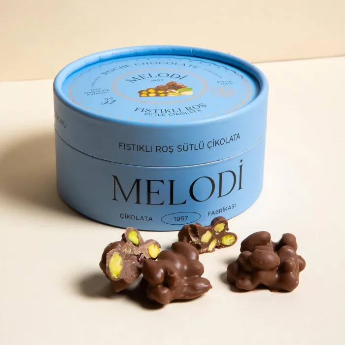 Melodi Fıstıklı Roş Sütlü Çikolatalı 200g