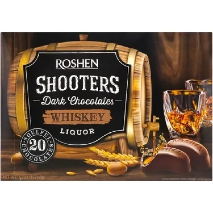 Roshen Shooters whisky Liqueur çikolata 150gr