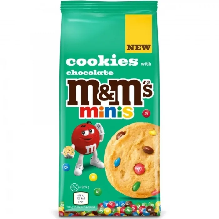 M&Ms Minis Cookies with Chocolate 180g