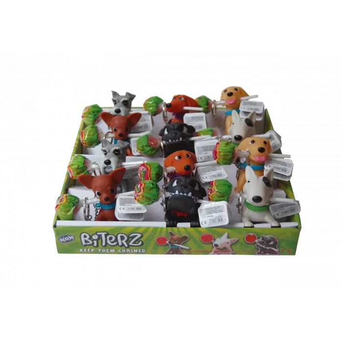 BITERZ DOGZ-CATZ LOLİPOP HEDİYELİ KÖPEK-KEDİ FİGÜRLÜ ANAHTARLIK