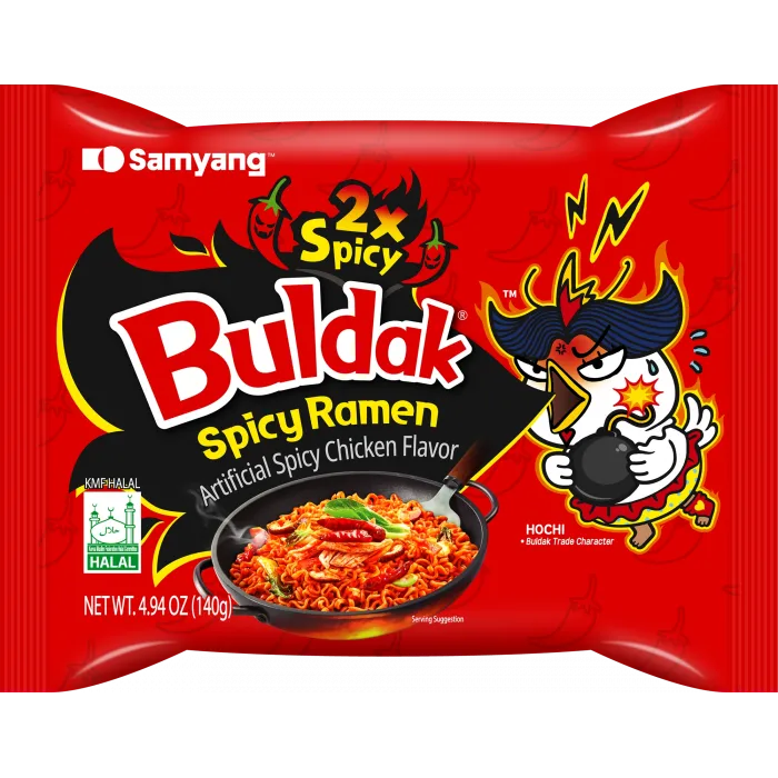 Buldak Ramen 2X 4.94 OZ(140g)
