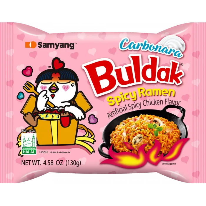Buldak Ramen Carbonara 4.58 OZ(130g)