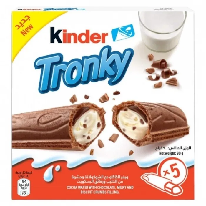 Kinder Tronky Cocoa Wafer 90g(5x18g)