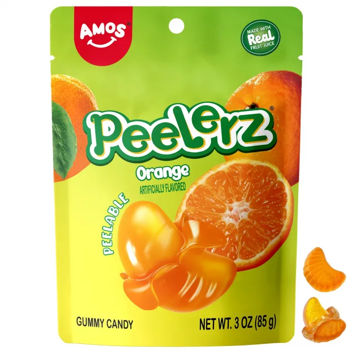 Peelerz - Peelable Gummy Orange Flavor - 3oz