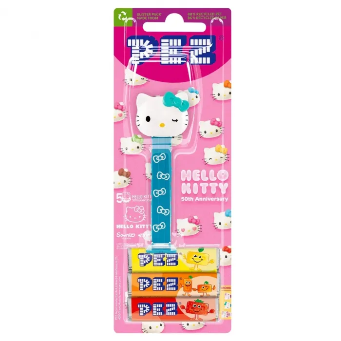 Pez Şeker Adam Dispenser 1 + 3 (marvel-hello kity-spiderman-pikachu)