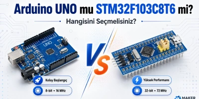 Arduino UNO mu STM32F103C8T6 mı? Hangisini Seçmelisiniz?