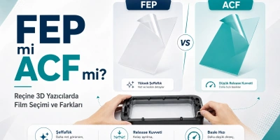 FEP mi ACF mi? Reçine 3D Yazıcılarda Film Seçimi ve Farkları