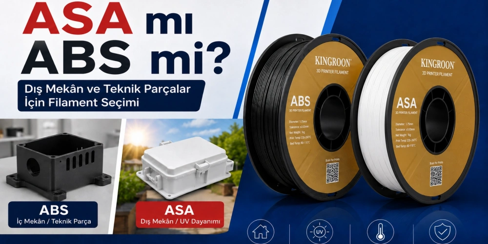 ASA mı ABS mi? Dış Mekân ve Teknik Parçalar İçin Seçim