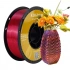 Kingroon 3 Renk Kırmızı - Altın - Mavi PLA Silk Filament 1.75 mm 1000gr