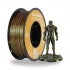 Kingroon Çift Renk Altın - Siyah PLA Silk Filament 1.75 mm 1000gr