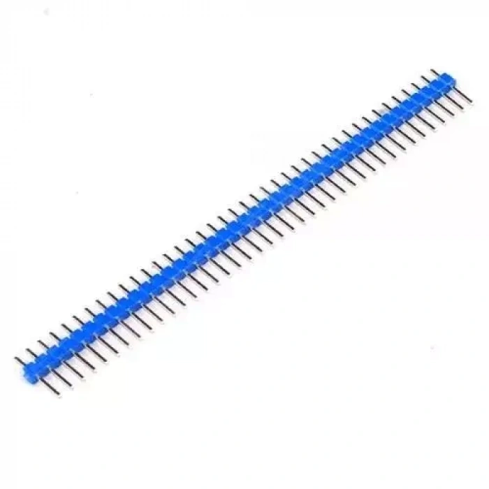1x40 Pin 2.54 mm Erkek Header - Mavi