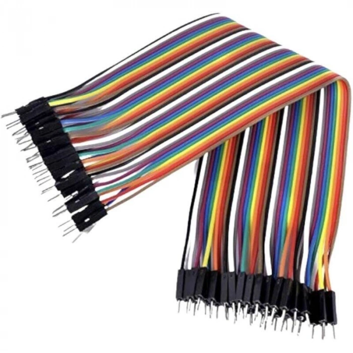 40lı Ayrılabilen Erkek-Erkek Jumper Kablo - 200mm