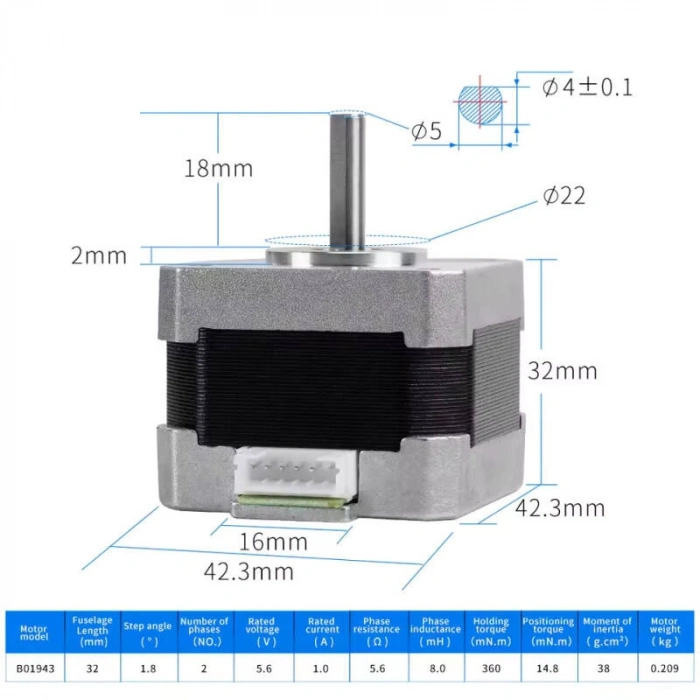 42BYGH269 Nema 17 Step Motor