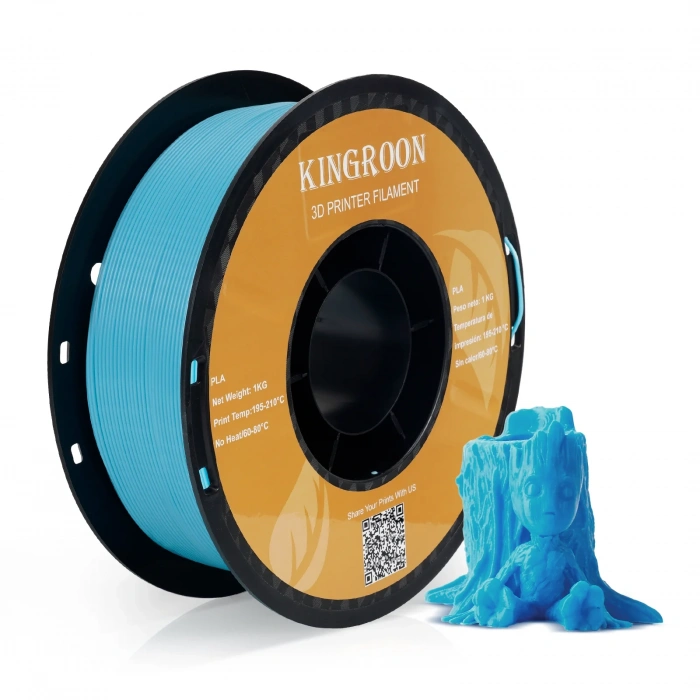 Kingroon Açık Mavi PLA Filament 1.75 mm 1000gr
