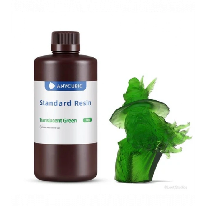 Anycubic Standart Reçine Yarısaydam Yeşil 1 Kg