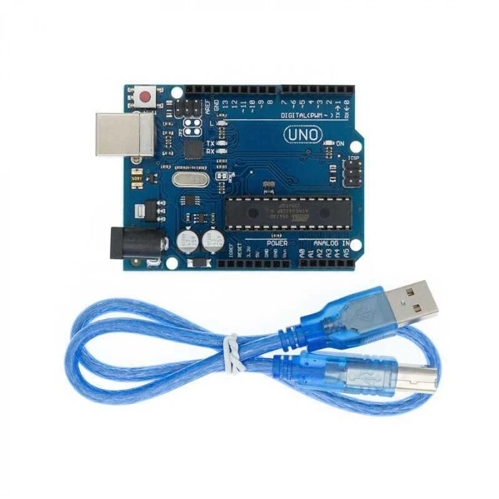 Arduino UNO R3 - DIP Klon - USB Kablo Hediyeli