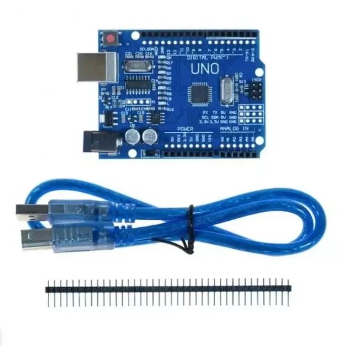 Arduino UNO R3 - SMD Klon (CH340 Çipli) - USB Kablo Hediyeli