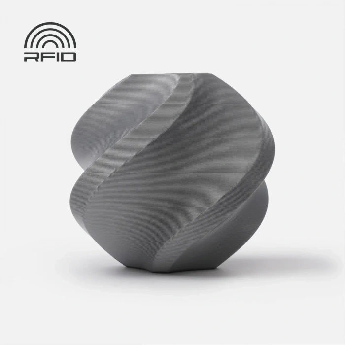 Bambu Lab PLA Basic Filament Silver 1.75 mm 1000gr (Makarasız)