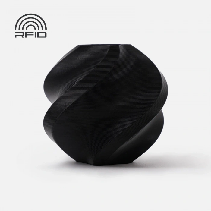 Bambu Lab PLA Basic Filament Black 1.75 mm 1000gr (Makarasız)