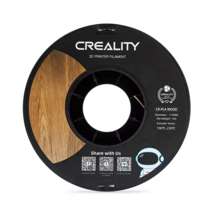 Creality Beyaz Çam CR-Wood PLA Filament 1.75 mm 1000gr
