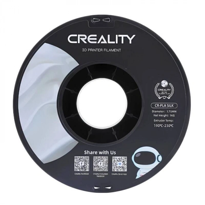 Creality Beyaz CR-PLA Silk Filament 1.75 mm 1000gr