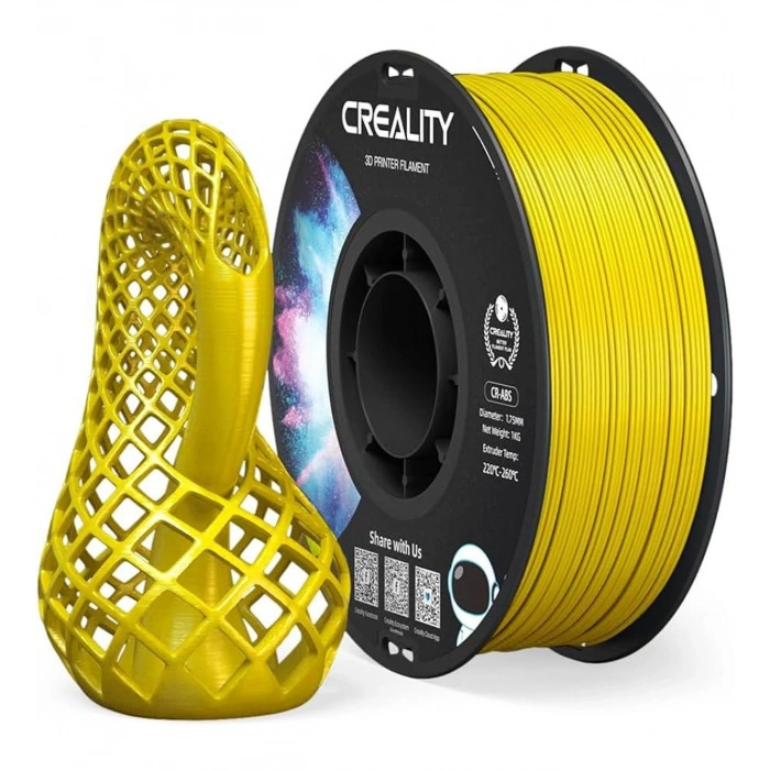 Creality CR-ABS Filament Sarı 1.75 mm 1000gr