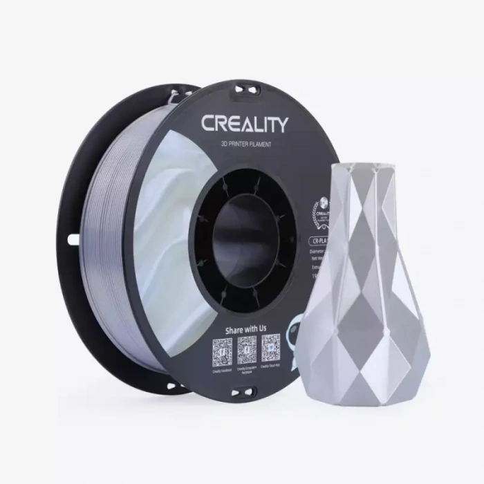 Creality Gümüş CR-PLA Silk Filament 1.75 mm 1000gr