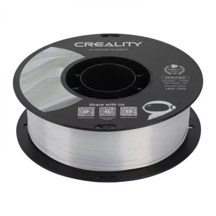 Creality Gümüş CR-PLA Silk Filament 1.75 mm 1000gr