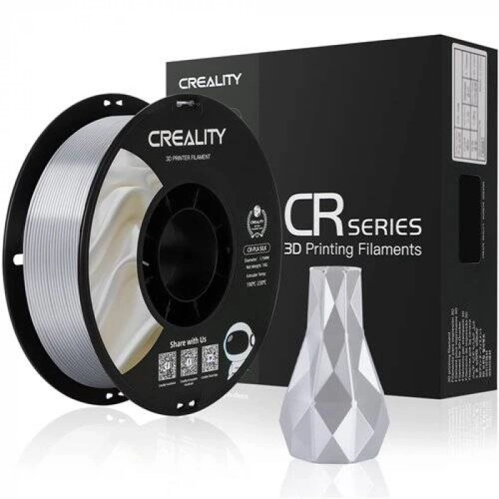 Creality Gümüş CR-PLA Silk Filament 1.75 mm 1000gr