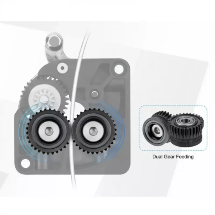 Creality K1/K1C/K1 Max - Sertleştrilmiş Çelik Extruder Dişlisi