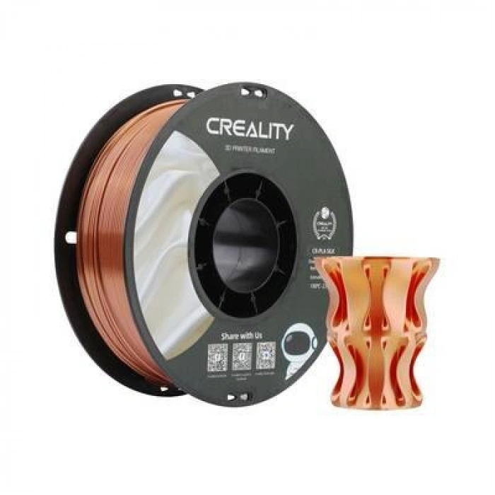 Creality Kırmızı - Bakır CR-PLA Silk Filament 1.75 mm 1000gr