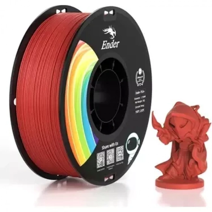 Creality Kırmızı Ender PLA+ Filament 1.75 mm 1000gr