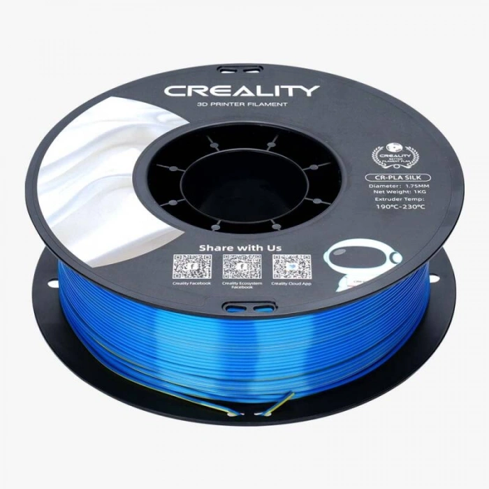 Creality Sarı - Mavi CR-PLA Silk Filament 1.75 mm 1000gr