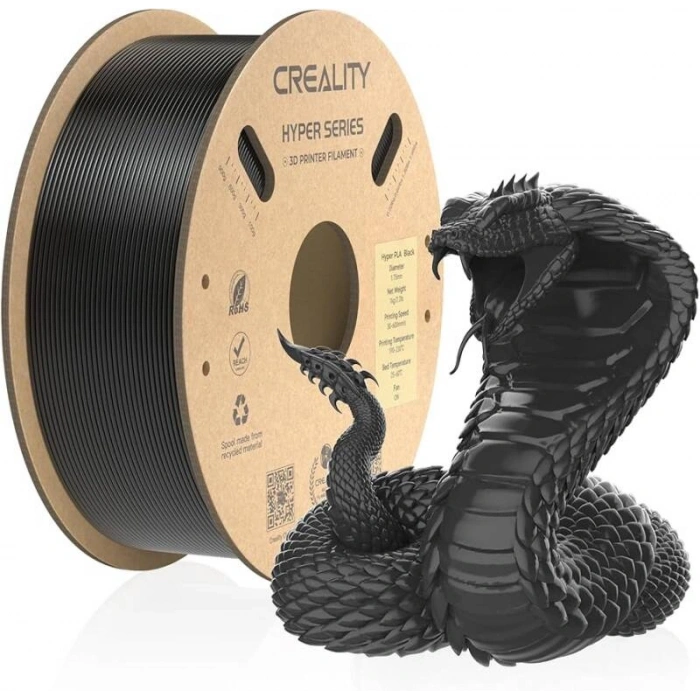 Creality Siyah Hyper PLA Filament 1.75 mm 1000gr