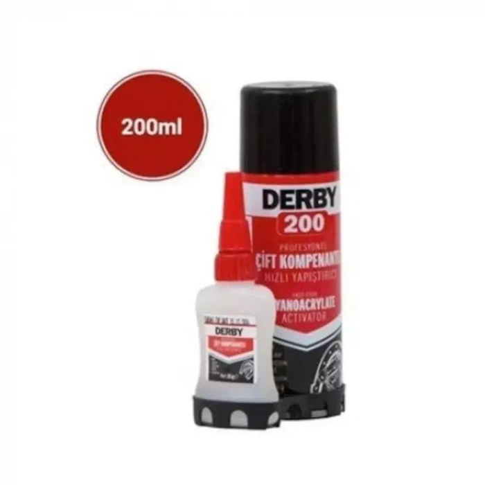 Derby Hızlı Yapıştırıcı - 200ml + 50ml