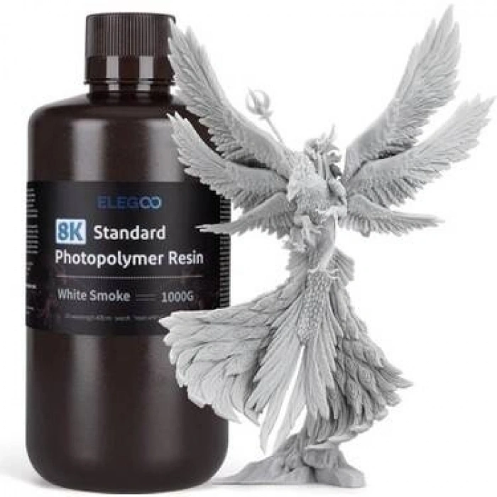 Elegoo 8K Standart Reçine Duman Beyazı 1 Kg
