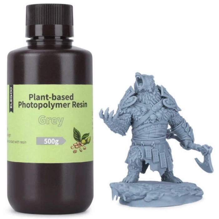 Elegoo Plant-Based (Bitki Bazlı) Reçine Gri 0.5 Kg