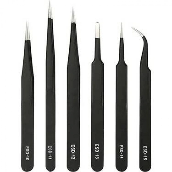 ESD Anti-statik Cımbız Seti - 6 Parça