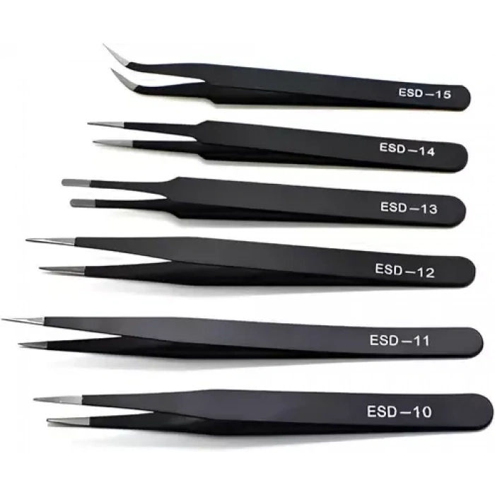 ESD Anti-statik Cımbız Seti - 6 Parça