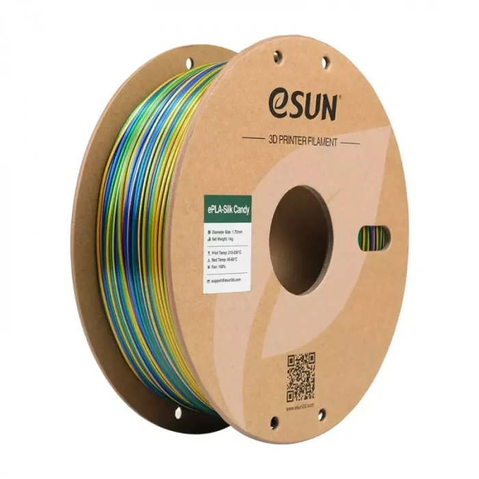 Esun Altın - Mavi - Yeşil ePLA-Silk Candy Filament 1.75 mm 1000gr