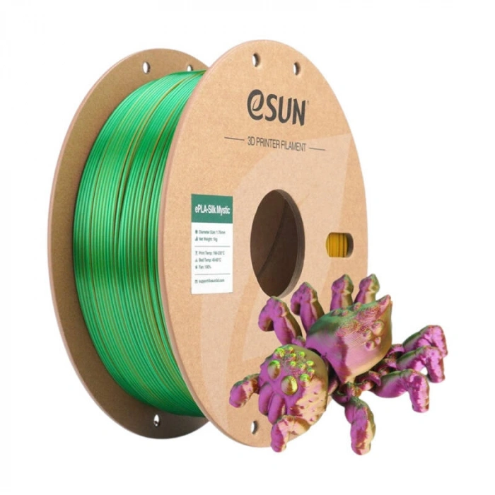 Esun Altın - Yeşil - Mor ePLA-Silk Mystic Filament 1.75 mm 1000gr