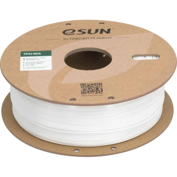Esun Beyaz TPU-95A Filament 1.75 mm 1000gr