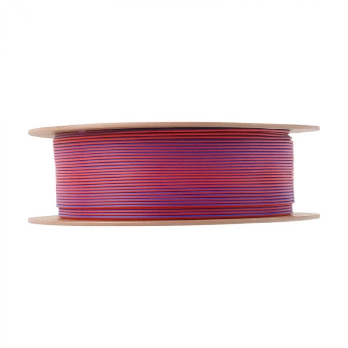 Esun Çift Renk Kırmızı - Mavi PLA-Matte Filament 1.75 mm 1000gr