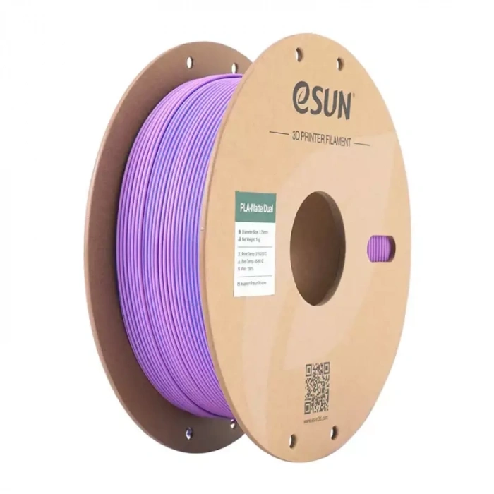 Esun Çift Renk Yeşil - Mor PLA-Matte Filament 1.75 mm 1000gr