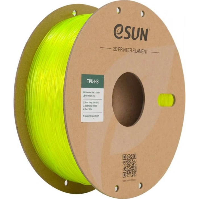 Esun Fluorescent Yellow eTPU-HS Filament 1.75 mm 1000gr