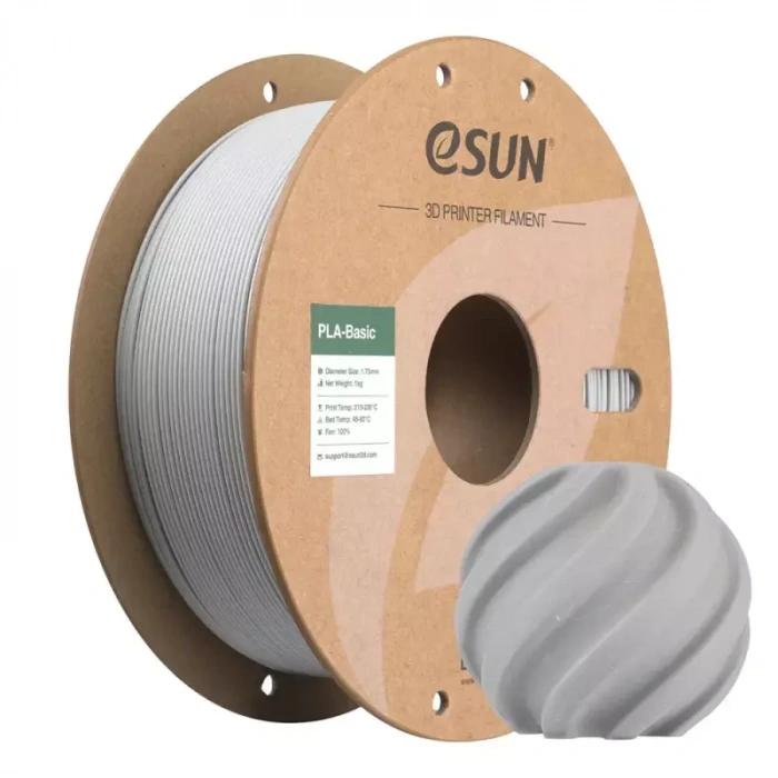 Esun Gri PLA Basic Filament 1.75 mm 1000gr