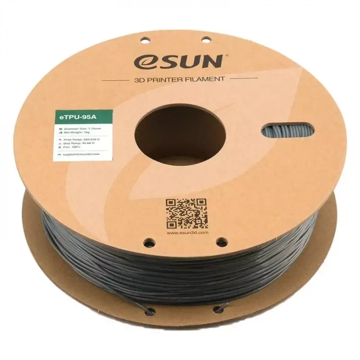 Esun Gri TPU-95A Filament 1.75 mm 1000gr