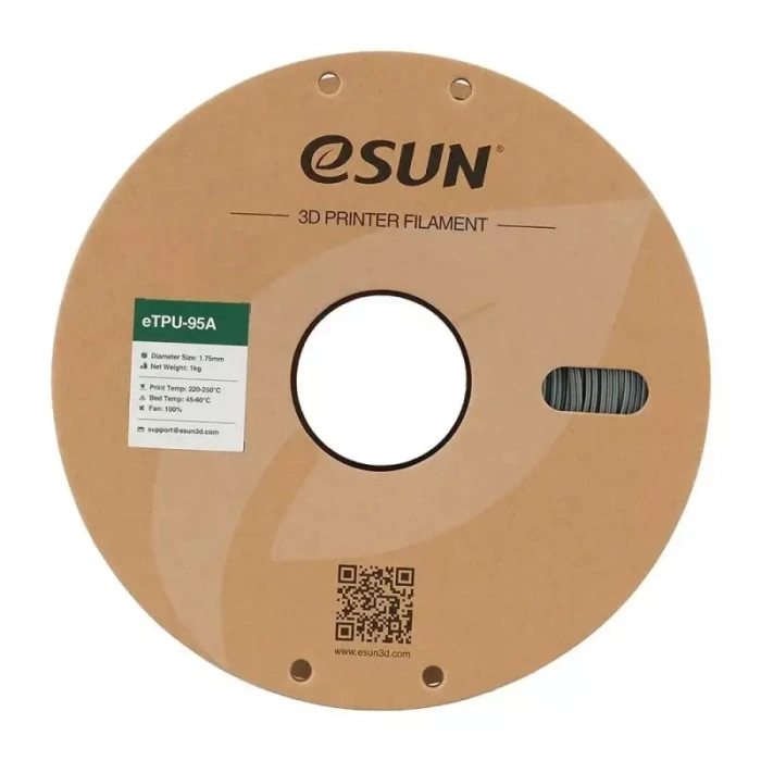Esun Gri TPU-95A Filament 1.75 mm 1000gr