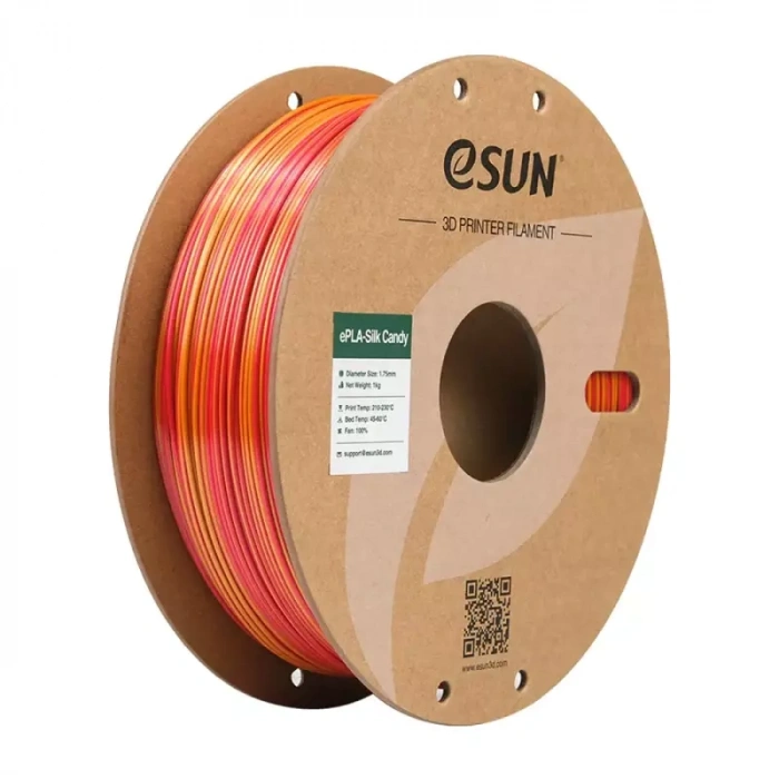 Esun Kırmızı - Altın ePLA-Silk Candy Filament 1.75 mm 1000gr