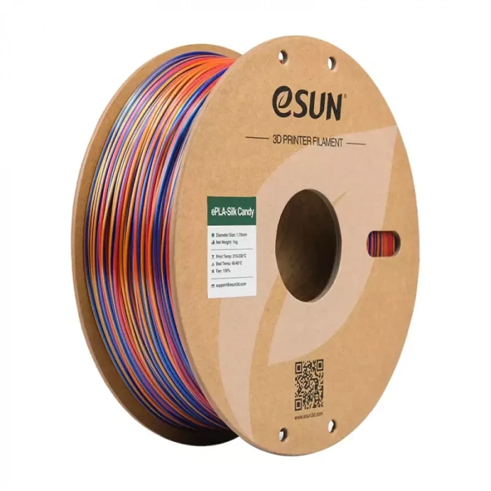 Esun Kırmızı - Altın - Mavi ePLA-Silk Candy Filament 1.75 mm 1000gr